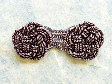 Knot Patterned Cloak Clasp Set Nagle Forge & Foundry