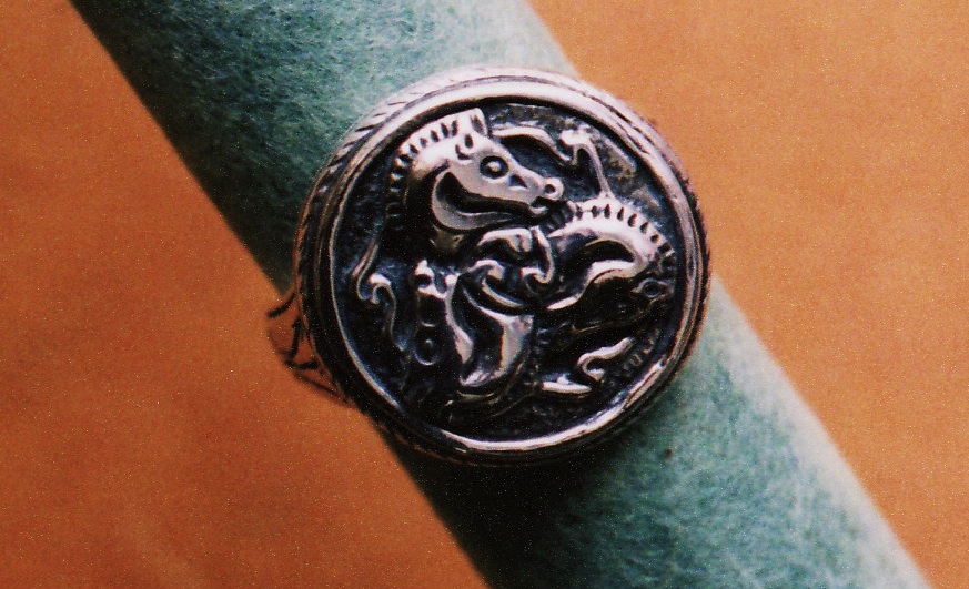 Seal Rings Triskelene Horse Ring