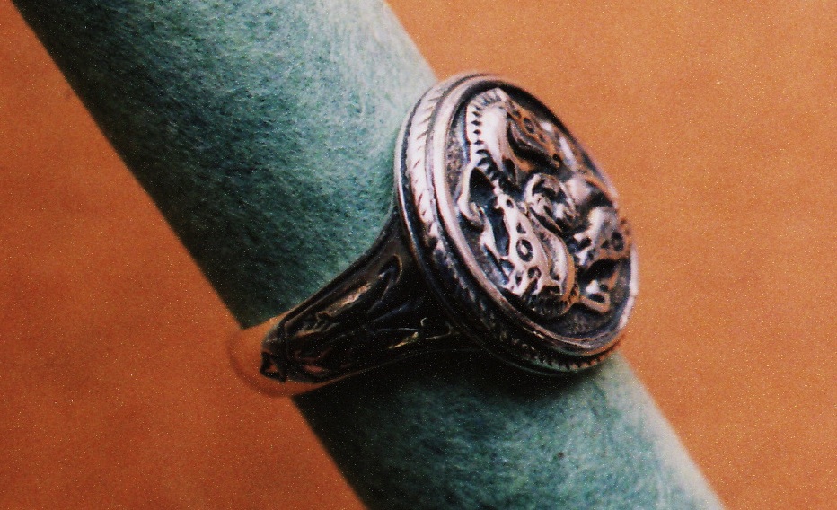 Triskelene Horse Seal Ring