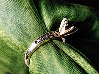 Rings: Wedding Rings Medieval Floral